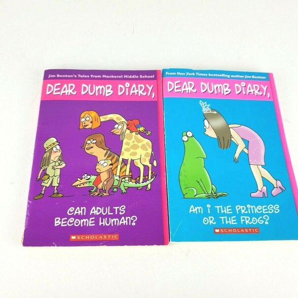 Lot of 4 DEAR DUMB DIARY Series Kids Chapter Books - Picture 3 of 5